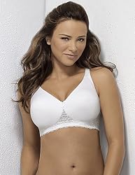 Lilyette Women's Fit for You Soft Cup Bra with Lace Trim #954
