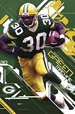 Ahman Green NFL Green Bay Packers Poster Print 22x34