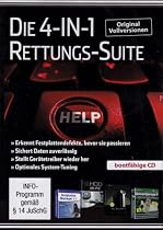 Die 4-in-1 Rettungs-Suite - Original-Vollversionen - HDD Life Pro, DriverGenius 7, PC-Booster 6, Festplatten-Manager 8.5 (DVD-Box)