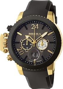 Brera Orologi - Militare - Black / Yellow Gold IP - BRML2C4802