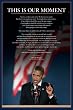 Barack Obama (This Is Our Moment) Art Poster Print - 24" X 36"