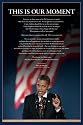 Barack Obama Moment Poster