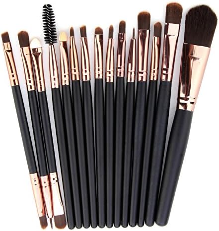 Professional 15pcs Kabuki Style Make up Brush Set Foundation Blusher Face Powder