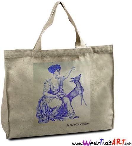 "Untitled" By Cheto Castellano Art Tote 14.5" X 15.5"