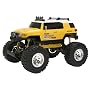 New Bright 1: 10 Remote Control 9.6V FJ Cruiser with 4-Band Select Transmitter - Yellow
