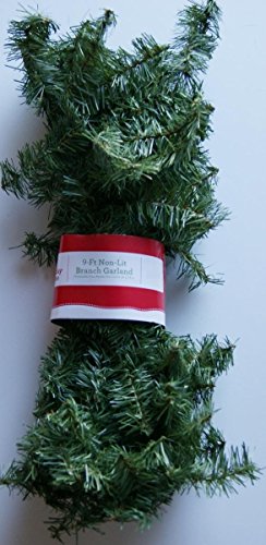 Holiday Time 9 Foot Non-Lit Christmas Branch Garland