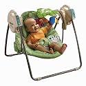 Fisher-Price Open Top Take-Along Swing with Music & Mobile - Rainforest