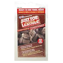Blue Magic NA117 Just for Leather Conditioner Towelette - Single Pack