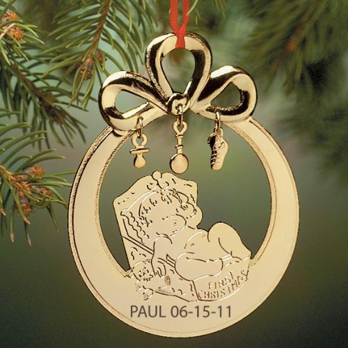Personalized Infants First Christmas Ornament