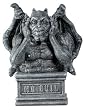Gargoyle - Deimos - Hear No Evil - Cold Cast Resin - 5.5" Height