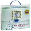 Baby Briefcase Baby Paperwork Organizer, Mint/Periwinkle by Baby Briefcase