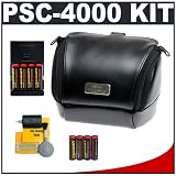 Canon PowerShot PSC 4000 Soft Leather Carrying Case + AA NiMH Rechargeable Batteries & Charger + Accessory Kit for S5 IS, SX1 IS, SX10 IS & SX20 IS Digital Cameras 51qVgIMP AL. SL160 Canon PowerShot PSC 4000 Soft Leather Carrying Case + AA NiMH Rechargeable Batteries & Charger + Accessory Kit for S5 IS, SX1 IS, SX10 IS & SX20 IS Digital Cameras