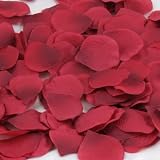 1000 RED SILK/ARTIFICIAL ROSE PETALS, WEDDING CONFETTI