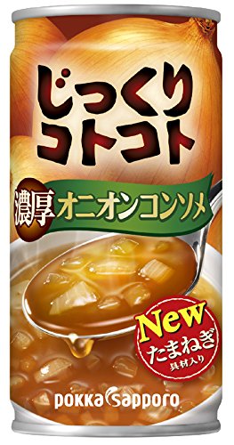 ポッカサッポロ じっくりコトコト濃厚オニオンコンソメ 190g×30本