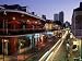 City Skyline and Bourbon Street, New Orleans, Louisiana, United States of America, No...