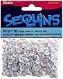 Cupped Sequins 5mm 800/Pkg-White Iridescent