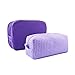 Comfy Robes Waffle Weave Lined Cosmetic Bag