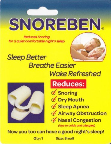 51qVnegciHL Snore Reducing Aids for a Quiet Nights Sleep (SMALL SIZE)
