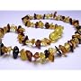 Baltic Amber Baby Teething Necklace - Multicolored Chips