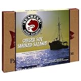 Seabear Wild Salmon Ginger Soy Smoked Salmon Traditional Northwest Smoked Salmon with a hint of Soy Sauce 6-Ounce (Pack of 2)