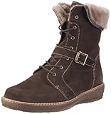 Waldläufer Hoja 533902 Ama130 052, Damen, Stiefel, Braun  (carbon 052), EU 38  (UK 5)