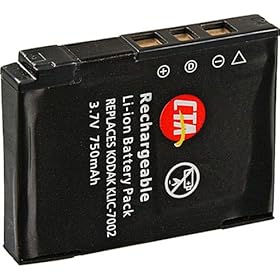 CTA Digital DB-7002 KLIC-7002 Rechargeable Lithium-Ion Battery (750mAh, 3.7V) Replacement for KODAK KLIC-7002 Battery