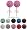 ONE Pair of Crystal Stud Earrings By Glitz Jewelz &Acirc;&copy; - 5/16" (8mm) - Bling Bling!! Comes Packed in a Lovely Velvet Pouch - For the Matching Pendant (2nd Picture ) and Other Colors/sizes Choose From the Menu Below