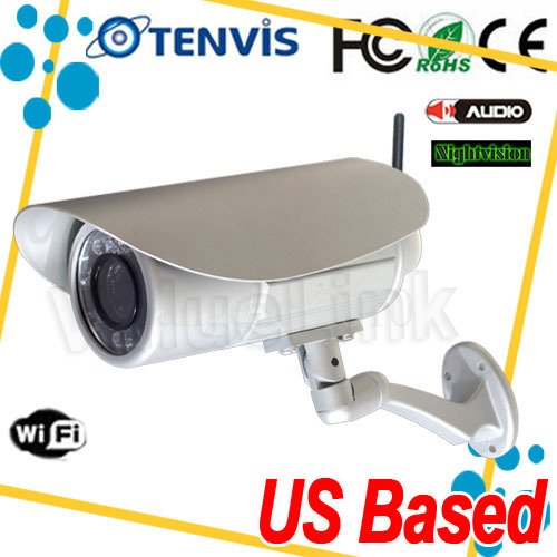 Tenvis Security Surveillance Outdoor Waterproof Wireless Wifi Ip Cctv Camera