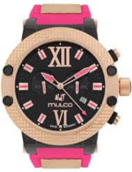 Mulco MW3-11010-085 Nuit Link Pink Chronograph Watch