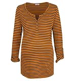 Michael Stars Maternity Heather Stripe Henley Michael Stars Maternity Heather Stripe Henley