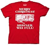 Christmas Vacation Merry Christmas SH#@%ER was Full Red Adult T-Shirt