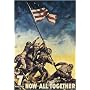 Now All Together Iwo Jima Vintage World War II Two WW2 WWII USA Military Propaganda Poster
