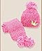 Baby Hood Scarf, Misaky Winter Baby Kids Girls Boys Warm Woolen Coif Caps Hats (Hot Pink)