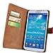 EVTECH(TM for Samsung Galaxy Mega 6.3 i9200 i9205 3D Handmade Crystal Rhinestone PU Leather Wallet Type Magnet Design Flip Case (100% Handcrafted)