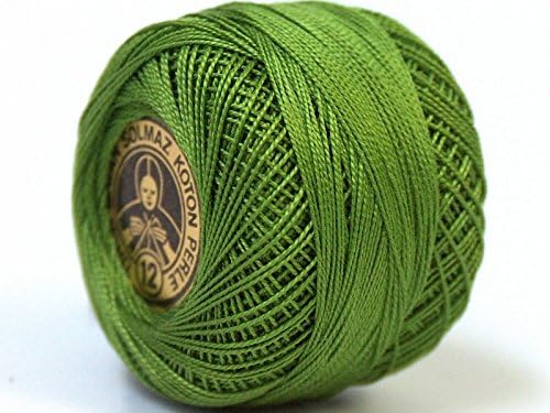 Oren Bayan Cotton Perle 12 #121 Green 100% Cotton Thread - 5 Gram