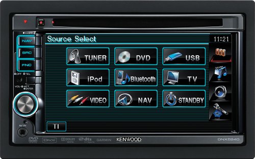 Kenwood DNX-5240 Auto Navigationssystem (DVD-Player, 15,5 cm (6,1 Zoll) TFT-Display, UKW/M Preisvergleich