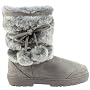 Fur Lined Grey Boots
