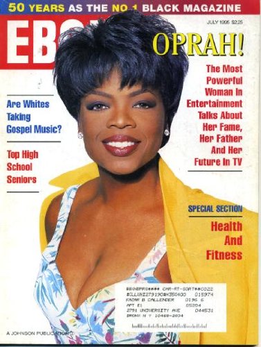 Ebony July 1995 Thin Oprah on Cover, Halle Berry, James Earl Jones, George Forman, Are Whites Taking Gospel Music?