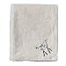 Crown Crafts Inc. Farm Yard Appliquéd Fluffy Blanket