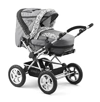 Chic 4 Baby 100 23 - Alu-Kombi-Kinderwagen Viva, flowers