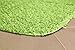 Garland Rug Jazz Shaggy Washable Nylon Rug, 24-Inch by 40-Inch, Lime Green