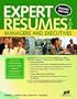 Expert Resumes for Managers and Executives
