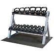 Body Solid GDKPACK Kettlebell Rack with Weights Body Solid GDKPACK Kettlebell Rack with Weights