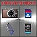 Olympus PEN E-PM1 Digital Camera (Brown) W/14-42mm Lens + Huge Accessories Package Including 32GB SDHC Memory Card + High Capacity PS-BLS-1 Replacement Lithium-Ion Battery + Hi-Speed SD Card Reader + Kit