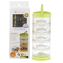 Innobaby Packin' SMART Formula Dispenser and Snack Case - Sweet Honeydew, iParenting Media Award Winner for Best Products 2007