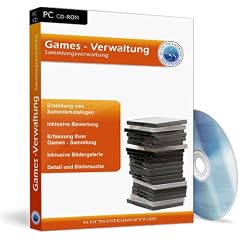 Games Verwaltung Software - PC Spiele, Konsolen Spiele verwalten
