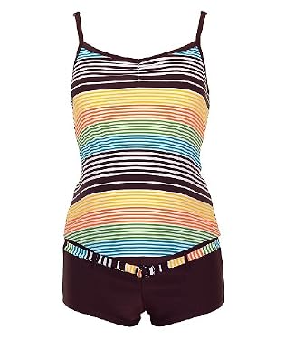 Brown stripe tankini 10
