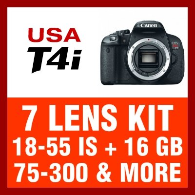 cyber monday price GID CanonT4i_7LensKIT