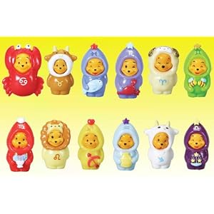Disney Winnie The Pooh - Peek-a-Pooh Zodiac Figures by Winnie the Pooh