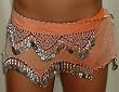 Wavy-bottom Hip Scarf